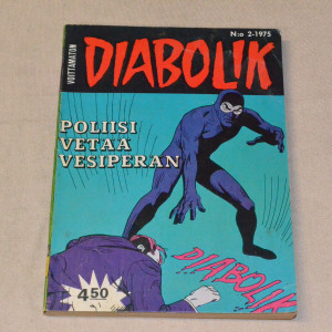 Diabolik 02 - 1975 Poliisi vetää vesiperän
